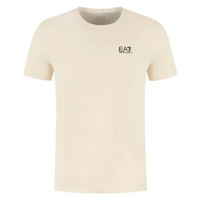 Ea7 T-shirt Sport Man  8npt26 Pjvqz Core Id 1713 Whitecap In Neutral