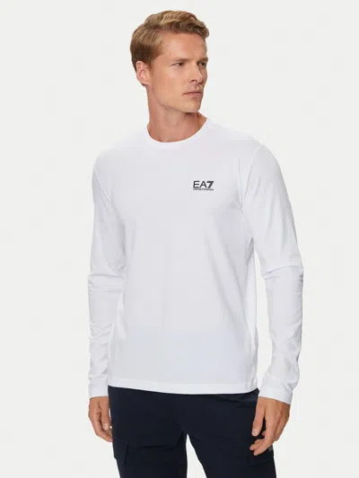 Ea7 T-shirt Sport Man  8npt28 Pjvqz Core Id 1100 White In Multi