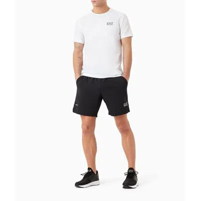 Ea7 T-shirt Sport Tennis And Padel Man  8npv03 ♪ 21ba White/black