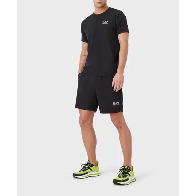 Ea7 T-shirt Sport Tennis And Padel Man  8npv03 Pnddz 1200 Black