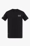 Ea7 Emporio Armani T-shirt With Logo In Black
