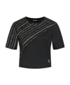 EA7 T-SHIRT WITH ROUND NECK AND SHORT SLEEVES