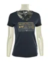 EA7 T-SHIRT WITH ROUND NECK AND SHORT SLEEVES