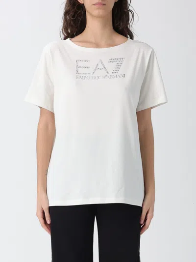Ea7 T-shirt Woman  In White