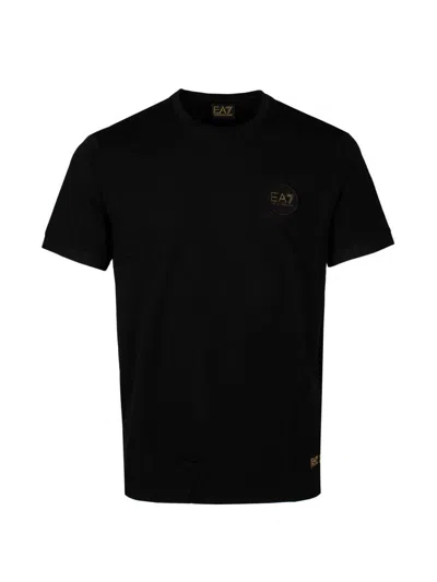 Ea7 Emporio Armani T-shirts & Tops In Black