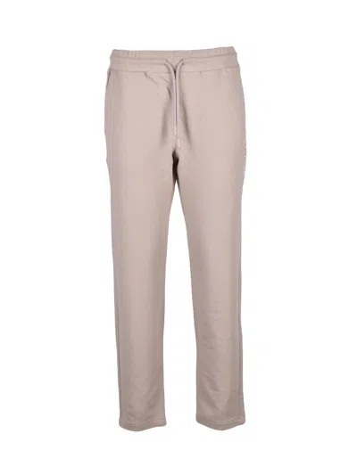Ea7 Taupe Track Pants With Elastic Waistband And Subtle Logo Detail In Neutral
