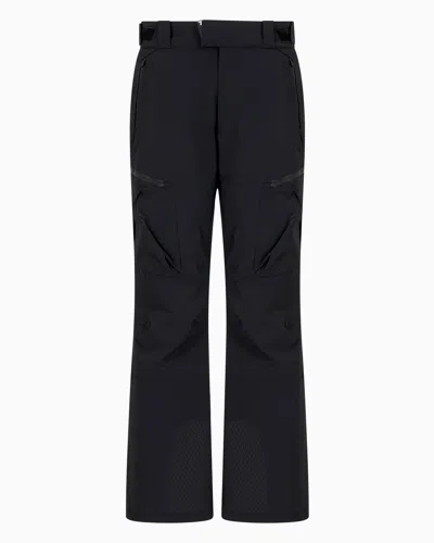 Ea7 Technical-fabric Ski Trousers With Asv Stratum7 Padding In Blue