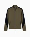 Ea7 Technical Ski Fleece In Powerstretch Technical Fabric In Gray
