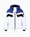 Ea7 Technical Ski Jacket In Technical Fabric With Stratum7 Padding In Blue