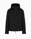 Ea7 Technical Ski Jacket With Asv Stratum7 Padding In Black