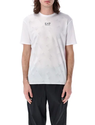 Ea7 Tee In White