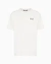 Ea7 Tennis Club Stretch Viscose-blend Crew-neck T-shirt In White