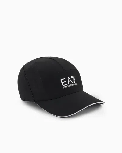 Ea7 Tennis Pro Baseball Cap In Black