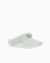 Ea7 Tennis Pro Cotton Visor In Light Blue