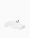 Ea7 Tennis Pro Cotton Visor In White