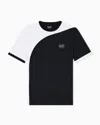 Ea7 Tennis Pro Crew-neck T-shirt In Ventus7 Technical Fabric In Multi