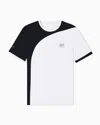 Ea7 Tennis Pro Crew-neck T-shirt In Ventus7 Technical Fabric In Multi