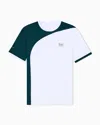 Ea7 Tennis Pro Crew-neck T-shirt In Ventus7 Technical Fabric