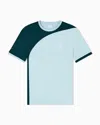 Ea7 Tennis Pro Crew-neck T-shirt In Ventus7 Technical Fabric In Multi