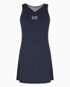 Ea7 Tennis Pro Dress In Ventus7 Technical Fabric In Blue