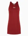 Ea7 Tennis Pro Dress In Ventus7 Technical Fabric In Black
