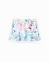 Ea7 Tennis Pro Mini Skirt In Stretch Technical Fabric In Multi
