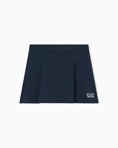 Ea7 Tennis Pro Mini Skirt In Ventus7 Technical Fabric