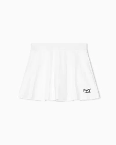 Ea7 Tennis Pro Mini Skirt In Ventus7 Technical Fabric