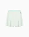 Ea7 Tennis Pro Mini Skirt In Ventus7 Technical Fabric In Green