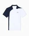 Ea7 Tennis Pro Polo Shirt In Ventus7 Technical Fabric In Green