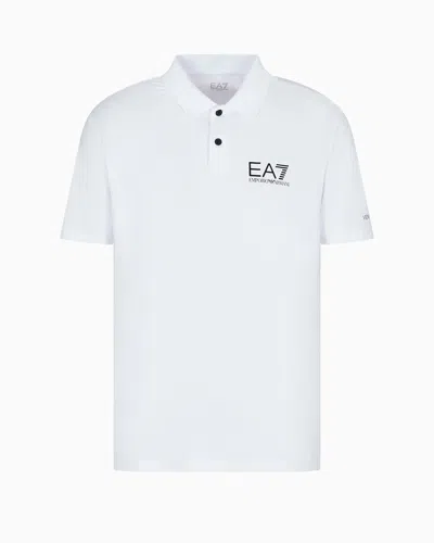 EA7 TENNIS PRO POLO SHIRT IN VENTUS7 TECHNICAL FABRIC