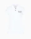 Ea7 Emporio Armani Logo Printed Short In White