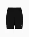 Ea7 Tennis Pro Shorts In Ventus7 Technical Fabric In Black