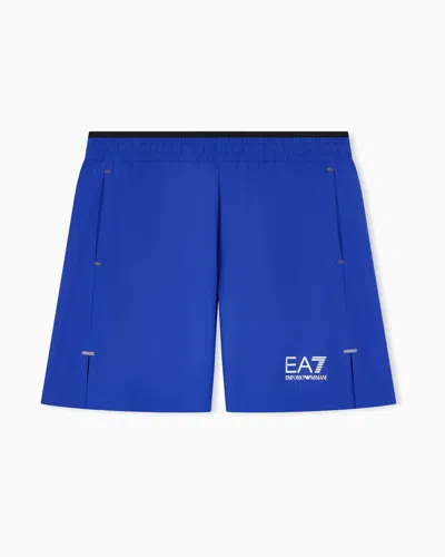 Ea7 Tennis Pro Shorts In Ventus7 Technical Fabric In Multi
