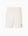 Ea7 Tennis Pro Shorts In Ventus7 Technical Fabric In White