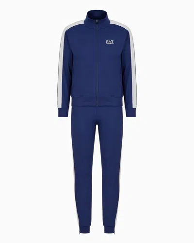 Ea7 Tennis Pro Tracksuit In Ventus7 Technical Fabric In Blue