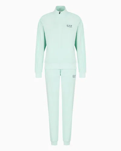 Ea7 Tennis Pro Tracksuit In Ventus7 Technical Fabric In Green