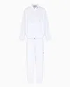 Ea7 Tennis Pro Tracksuit In Ventus7 Technical Fabric In White