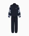 Ea7 Tennis Pro Tracksuit In Ventus7 Technical Fabric With Print In Blue