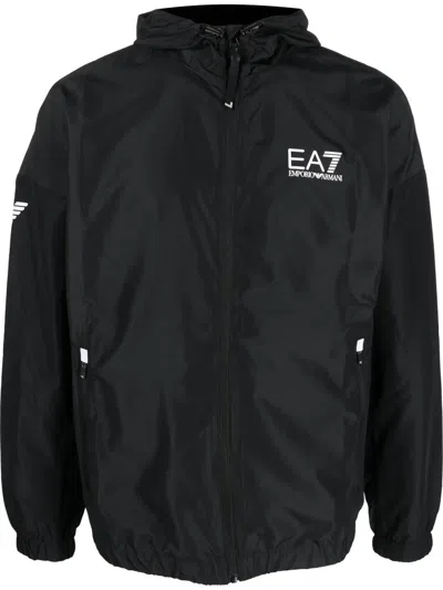 Ea7 Tennis-pro Tracksuit Set In Black