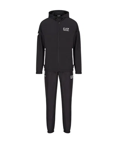 Ea7 Tennis-pro Tracksuit Set In Black