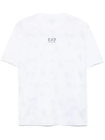 Ea7 Tennis T-shirt In White