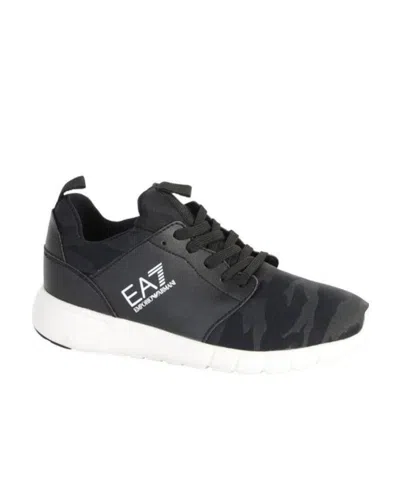 Ea7 Tie Casual Sports Shoes In Black