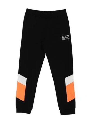 Ea7 Babies'  Toddler Boy Pants Black Size 6 Cotton In Multi