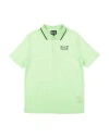 Ea7 Babies'  Toddler Boy Polo Shirt Light Green Size 6 Cotton