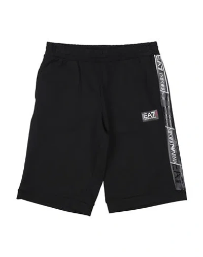Ea7 Babies'  Toddler Boy Shorts & Bermuda Shorts Black Size 4 Cotton