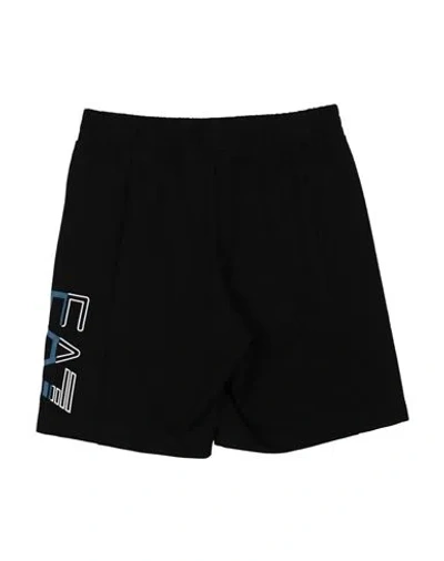 Ea7 Babies'  Toddler Boy Shorts & Bermuda Shorts Black Size 6 Cotton