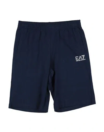 Ea7 Babies'  Toddler Boy Shorts & Bermuda Shorts Midnight Blue Size 6 Cotton