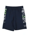 Ea7 Toddler Boy Shorts & Bermuda Shorts Navy Size 6 Cotton In Navy