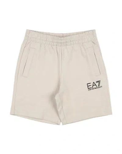 Ea7 Babies'  Toddler Boy Shorts & Bermuda Shorts Sand Size 6 Cotton In Neutral